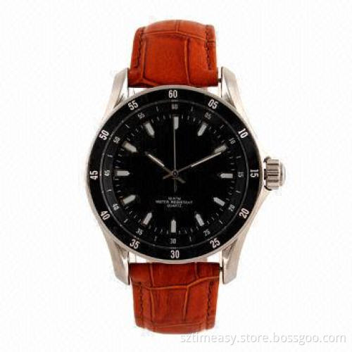 Fashionable Sports Watches with Leather Band